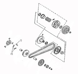 Weight roller 15*12 7gr