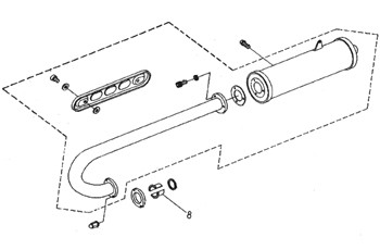 Collar, exhaust pipe joint