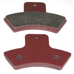 Rear brake pad set